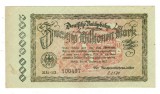 Lot 2 Bancnote Germania Reichsbahn - 20 , 10 milioane Marci 1923