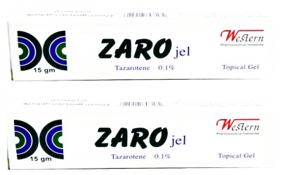 TAZAROTENE 0.1% ZAROJEL Riduri Acnee Tretin Tazret Tazaroten acnitaz zarotex retinol melasma foto