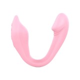 Stimulator Flexi, Bluetooth Control, Free App, Silicon, USB, Roz, 20 cm