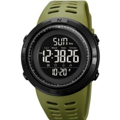 Skmei Ceas barbatesc Sport 5 ATM Cronometru Digital Verde