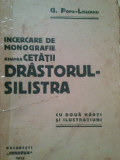 G. Popa-Lisseanu - Incercare de monografie asupra cetatii Drastorul-Silistra (1913)