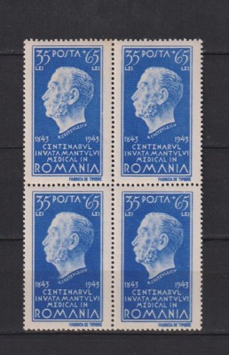CENTENARUL INVATAMANTULUI MEDICAL, DR. KRETZULESCU LP. 162 MNH foto