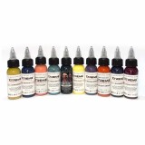 Set 10 Tusuri Tatuaje XTREME Ink - Set 3 Culori Diverse REACH Vegan