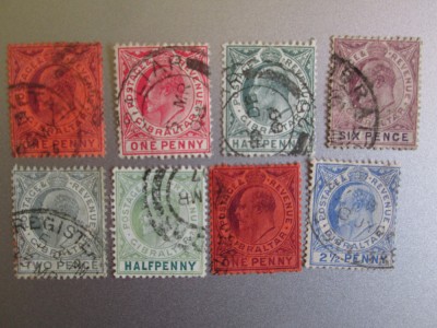 GIBRALTAR GEORGE VII 1903-1911 STAMPILAT=106 foto