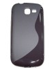 Husa silicon S-line neagra pentru Samsung Galaxy Trend Lite S7390 / Galaxy Trend Lite Duos S7392