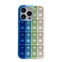 Husa de protectie Flippy Pop It compatibila cu Apple iPhone 13,Model 6,Multicolor foto