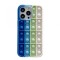 Husa de protectie Flippy Pop It compatibila cu Apple iPhone 13,Model 6,Multicolor