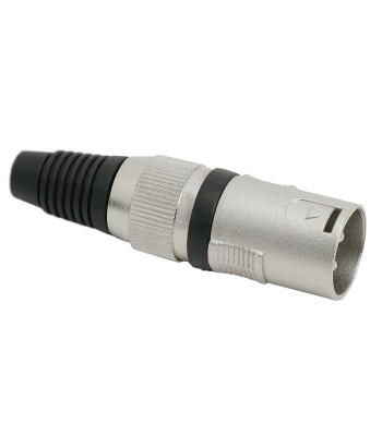 Mufa tata XLR 3 poli cu lipire protectie pentru cablu foto