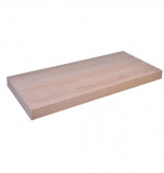 Raft de perete tip etajera din lemn, Stejar 60 x 23.4 x 3.5 cm