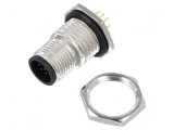 Conector M12 soclu tată A-DeviceNet CANopen