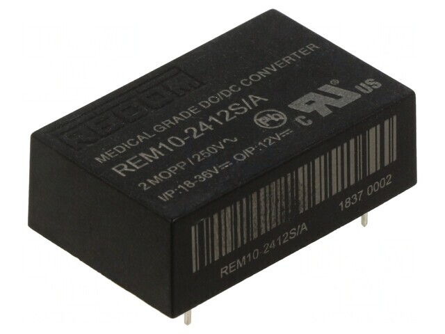 Convertor DC/DC 10W 18-36V la 12V 830mA DIP24