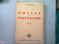 NOVELE SI POVESTIRI - I.L. CARAGIALE foto