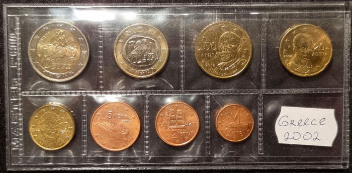 Set monetarie euro Grecia - 2002