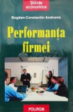 Cumpara ieftin Performanta firmei - 2000 - Bogdan-Constantin Andronic (O131), Polirom