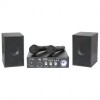 Set Karaoke Profesional cu Amplificator USB, Bluetooth, 2 Microfoane, 2 Boxe 100W, SD Card