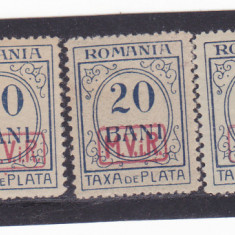Romania 1918 , MVIR - MNH/** Ocupatia germana in Romania , Porto