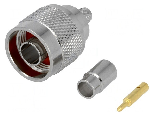 Mufă N Tată Drept Crimpat Aurit H155