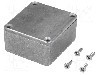 Carcasa aluminiu, 55mmx60mmx30mm, IP54, HAMMOND - 1550Q
