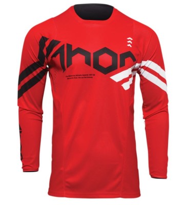 Tricou enduro motocross THOR Pulse Cube Red foto