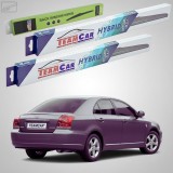 Cumpara ieftin Ștergătoare Toyota Avensis T25 Liftback Plastic 2003-2008 | Set Față și Spate Hibrid &ndash; TeamCar&reg;