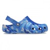 Saboți Crocs Classic Marbled Clog Albastru - Blue Bolt/Multi, 46