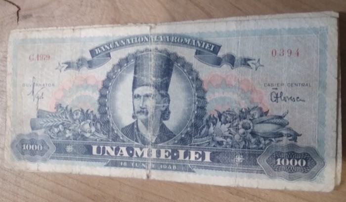 Romania 1000 lei 1948