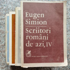 Scriitori Romani De Azi Vol.1-4 - Eugen Simion ,552790 foto