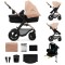 CARUCIOR MULTIFUNCTIONAL KINDERKRAFT MOOV 2 AIR 4IN1 SAND BEIGE SuperHeroes ToysZone