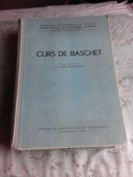 CURS DE BASCHET - LEON TEODORESCU