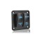 Panou 2 butoane tip rocket , iluminate