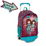 Rucsac cu Troler Gorjuss Firework clasa 1-4, Jad