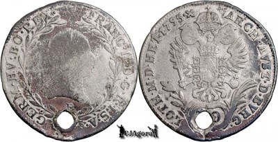 1795 E, 10 Kreuzer - Francisc al II-lea - Arhiducatul Austriei foto