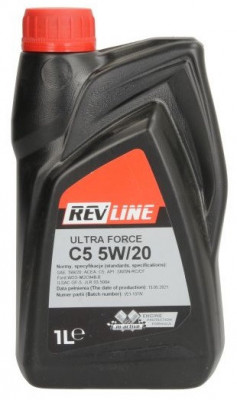 Ulei Motor RWJ Rev Line Ultra Force C5 5W-20 1L ULTRA F. C5 5W20 1L foto