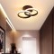 Lustra LED VERTEX CIRCULA, 44W, 2 Cercuri, Lumina Rece/Calda/Neutra, Negru