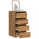 Gossi dulap colt sertare stejar artizanal 40x41x76 cm lemn prelucrat