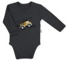 Body cu maneca lunga (181101) Colectia &quot;Big Trucks&quot; Grafit Marimea 68