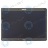 Samsung Galaxy Tab S 10.5 (SM-T800, SM-T805) Unitate de afișare completă bronz titan GH97-16028A