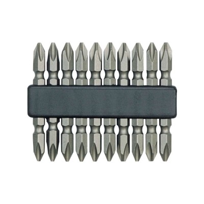 65700 VOREL Set 10 biti PH cu capat dublu, prindere hexagonala 1/4&amp;amp;quot;, lungime 60 mm foto