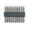 65700 VOREL Set 10 biti PH cu capat dublu, prindere hexagonala 1/4&amp;quot;, lungime 60 mm