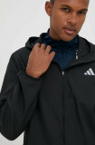 Cumpara ieftin Adidas Performance jachetă de alergare Run It culoarea negru, de tranzitie