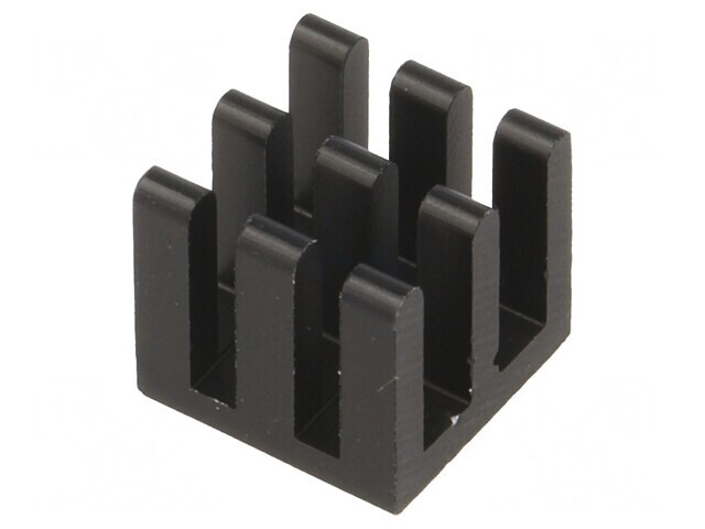 Radiator Aluminiu Negru 11x11x10mm