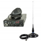 Cumpara ieftin Kit Statie radio CB PNI ESCORT HP 8024 ASQ + Antena CB PNI ML145 cu magnet 145/PL