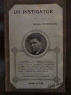 Un instigator-Mihail Sadoveanu foto