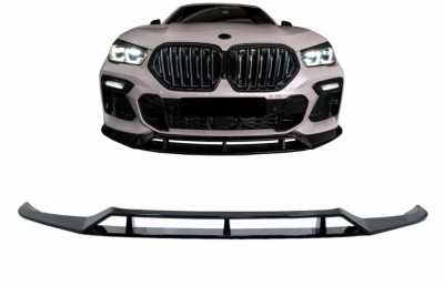 Prelungire Bara Fata BMW X6 G06 X6M (2019-up) Negru Lucios Performance AutoTuning foto