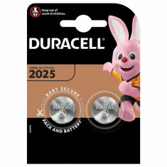 Set baterii buton litiu Duracell CR2025 3V 2buc/blister