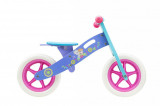 WOODEN BALANCE BIKE, SEVEN, MODEL FROZEN, 12 INCH, MOV BLUE, Pegas