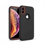 Husa Defender 3 in 1 Neagra pentru Apple iPhone 11 Pro Max - Protectie Premium