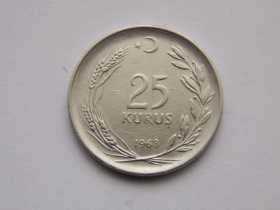 25 KURUS 1968 TURCIA foto