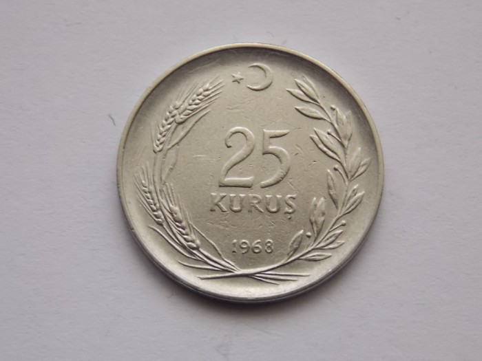 25 KURUS 1968 TURCIA