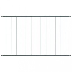 vidaXL Panou de gard, antracit, 1,7x0,75 m, oțel vopsit electrostatic